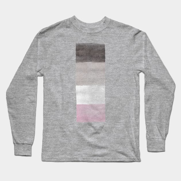 Asexual Pride Flag Long Sleeve T-Shirt by inSomeBetween